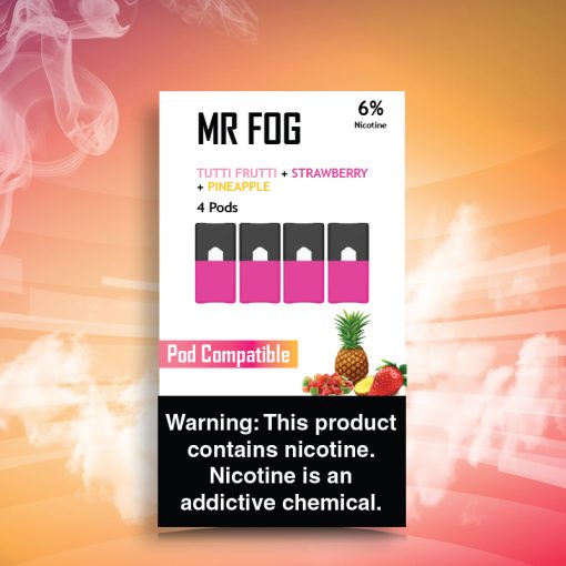 mr fog tutti frutti flavor 10 new flavor from Mr. Fog 15k just arrived at the king of smoke& vape in  Georgetown Ky 👑👑👑👑 main image 0